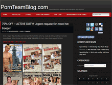 Tablet Screenshot of pornteamblog.com